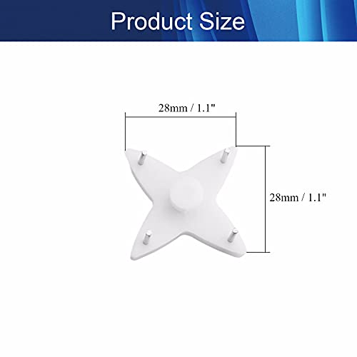Image of Aicosineg Hardwall Hanger Mount Non-Mark Hook Photo Picture Frame Hanger for Fasteners Wooden Doors Concrete Hooks Wall Wallpaper Walls Hardware White Tone 50pcs