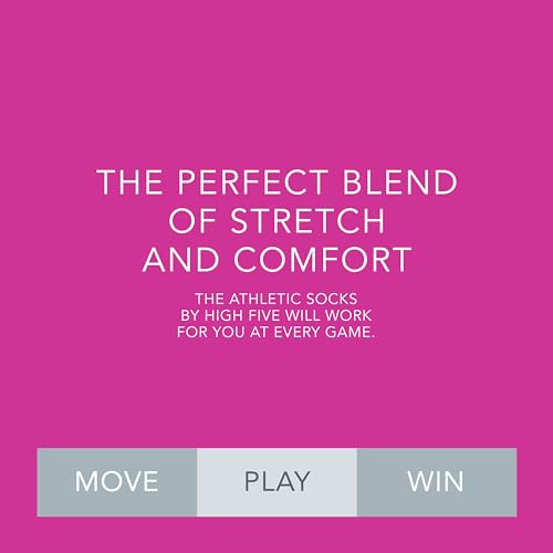 HIGH FIVE Knee High Athletic Socks for Soccer, Softball, Baseball & Basketball-Ultimate Comfort and Style2