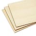 Bright Creations A5 Wooden Project Bases - 36 Pack, 5 x 5 in, 0.1 in Thick Poplar Blanks - DIY Supply & Unfinished Wood Craft Squares for Painting, Staining & Wood Craft