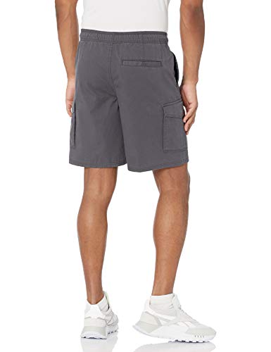 Amazon Essentials Men's 9" Elastic Waist Cargo Shorts, Dark Grey, Large - Image 2