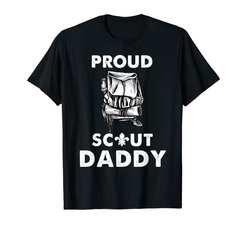 Orgulloso Scout Daddy Camping Scouting Lover Camiseta