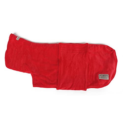 Mutt and Bailey Dog Drying Coat, Microfibre Towel Robe Dressing Gown with Super Absorbent Double Layered Design - Image 2