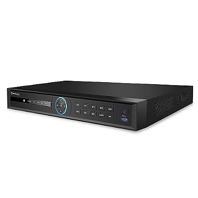 Amcrest 4K 32-Channel AI NVR (16-Port PoE) Smart NVR, Facial Recognition, Facial Detection & Vehicle Detection - Supports 32 x 4K IP Cameras, Supports up to 2 x 16TB HDD (Not Included) NV4232E-16P-EI