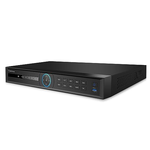 Amcrest 4K 32-Channel AI NVR (16-Port...