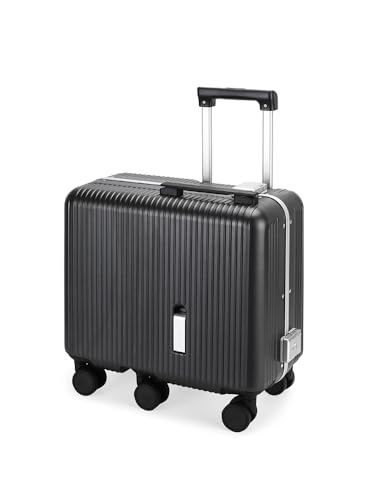 Ride On Luggage for Kids, 20" Ride on Luggage with Seat for Kids, Kid's Ride-on Suitcase with Spinner Wheels, Carry On Trolley Suitcase with TSA Password Lock for Boys Girls (Grey)