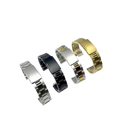 Bracelet montre acier inoxydable boucle pliante pour le bureau