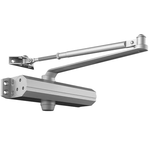 Heavy Duty Door Closer 330 Lbs with Adjustable Hydraulic Buffer
