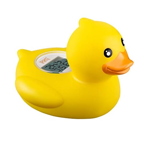 b&h Baby Thermometer, The Infant Baby Bath Floating Toy Safety Temperature Water Thermometer (Classic Duck)