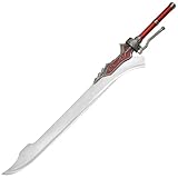 Armory Replicas Red Queen Sword Replica - Devil May Cry Inspired Cosplay Sword | Handmade Carbon Steel Blade with Exquisite Details | Perfect for Anime and Gaming Enthusiasts