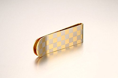 Ekloen Stainless Steel Slim Money Clip Credit Card Holder Slim Wallet For Men And Women(Golden Pattern) #TOP3