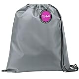 Mochila tipo Saco Gym Sack 35x41cm em Nylon Dinky TopGet (Cinza)