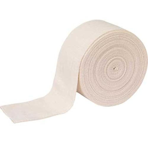 Safety First Aid Group HypaBand Tubular Bandage - Size D Large Wrist Elbow Medium Ankle Small Knee White 5m