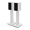 AVCOM Speaker Stands 60cm with Cable Management, Matt White (Pair) #4