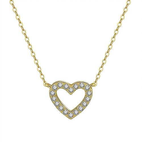 Collier coeur argent 925 et zirconium blanc : le bijou idéal pour illuminer vos tenues de bureau