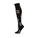 MINGCHE Chaussettes de compression pour homme et femme - Chaussettes de soutien multicolores - Chaussettes hautes au genou - Chaussettes d'hiver chaudes pour l'extérieur, tennis, vol et streetwear