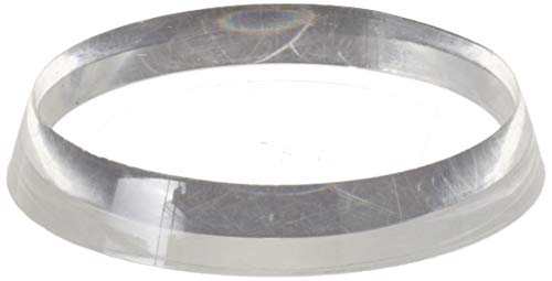 Shepherd Hardware 9088E 9088 1-7/8-Inch Smooth Plastic Furniture Cups, Clear, 4-Pack, Transparent