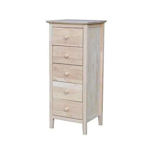 International Concepts FBA_ Lingerie Chest, Unfinished