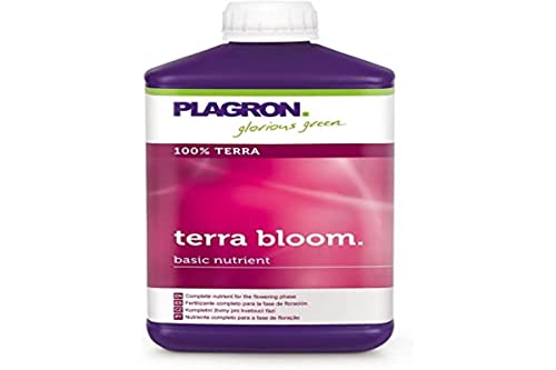 Plagron Terra Bloom & Grow Healthy Plants Maximise Crop Yields Nutrients Feed Bloom 1 Litre