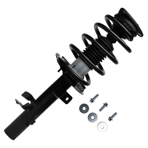 Image of Detroit Axle - 4pc Struts Kit for Ford Escape 2014-2019, 2 Rear Shock Absorbers Assembly 2 Front Struts & Coil Spring 2015 2016 2017 2018 Replacement