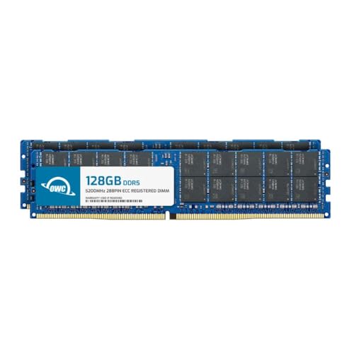 OWC 256GB (2x128GB) DDR5 5200MHz ECC RDIMM 4Rx4 288-pin Memory RAM