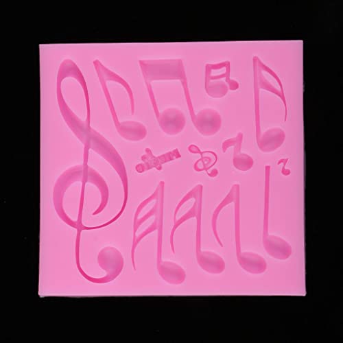 MERISHOPP Music Note Silicone Mold Fondant Decorating Mould Cake Baking Tool DIY Craft