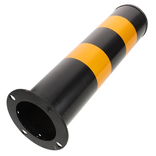 TOPPERFUN Warning Post Safety Post Safety Cone Safety Column Safety Traffic Cones Safety Bollard Post Traffic Control Post Driveway Security Barrier Safety Delineator Column Stainless Steel