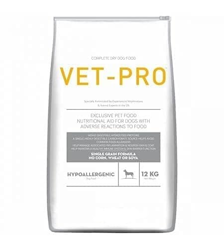 Vet Pro 12kg Chicken Flavor Hypoallergenic Dry Adult Dog Food Dor Dogs with Adverse Reactions to Food (B0C4QCC1H6) Amazon Price History, Amazon Price Tracker