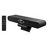 Matosio EagleBar Pro2 Videocamera per Videoconferenza, 4K ePTZ AI Face Tracking Camera, Altoparlante per Conferenza e Microfono, con Telecomando, Compatibile con Zoom/MS Teams o OBS Streaming