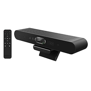 Matosio EagleBar Pro2 Videocamera per Videoconferenza, 4K ePTZ AI Face Tracking Camera, Altoparlante per Conferenza e Microfono, con Telecomando, Compatibile con Zoom/MS Teams o OBS Streaming