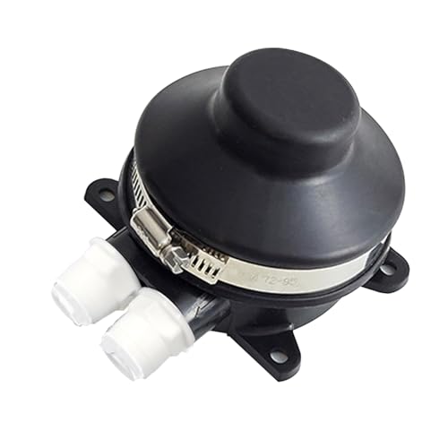 Fußpumpe, Schwarz Wasserpumpe für Boote, Selbstansaugende Pressepumpe für Meeresfüße, Bilgenpumpe für Bordküche, Mobile Toiletten, Wohnmobil, Wohnwagen, Boote und Yacht Bilge