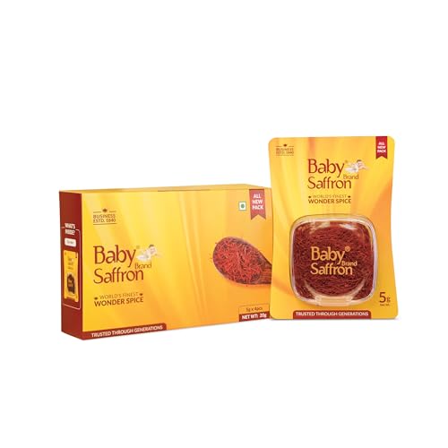 Baby Brand Saffron Baby Saffron (Kesar) 5G 100% Pure World'S Finest Saffron
