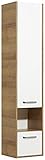 Pelipal Quickset 362 Hochschrank, Holzdekor, Riviera Eiche Quer Nachbildung, 33,0 x 35,0 x 166,0 cm