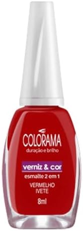 ESMALTE COLORAMA CREMOSO VERMELHO IVETE 8ML