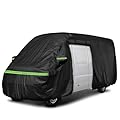 Gpaentsn Waterproof Class B RV High Top Van Cover for up to 22.8ft (274.5 inch) 2002-2023 LWB Sprinter Van, Minibus, Travel Trailer Camper Cover, Windproof Side-Straps Anti-UV Water-Resistance