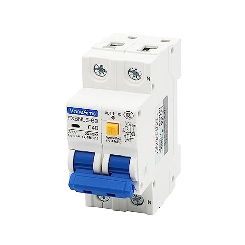 Disjoncteur 20A avec protection contre les courts-circuits 30mA - 4