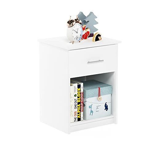 Furinno Tidur Nightstand, Solid White by Furinno - Used condition - US$35.24