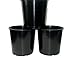Offering, Donation Buckets, 12 Pack, Color Black