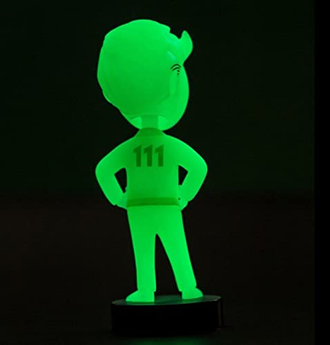 Gaming Heads Fallout 4 Bobblehead Vault Boy 111 Series 4 - Radioactive Ricochet - Glow-In-The-Dark Collectible Bobbleheads #TOP5