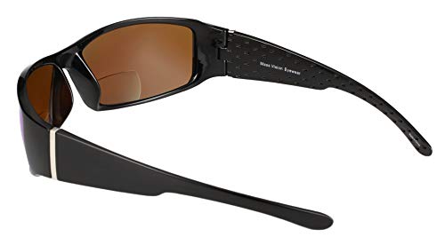 Polarized Bifocal Sunglasses 'The Contender' Full Frame Sport Wrap Outdoor Reading Glasses - UV400 Protection3