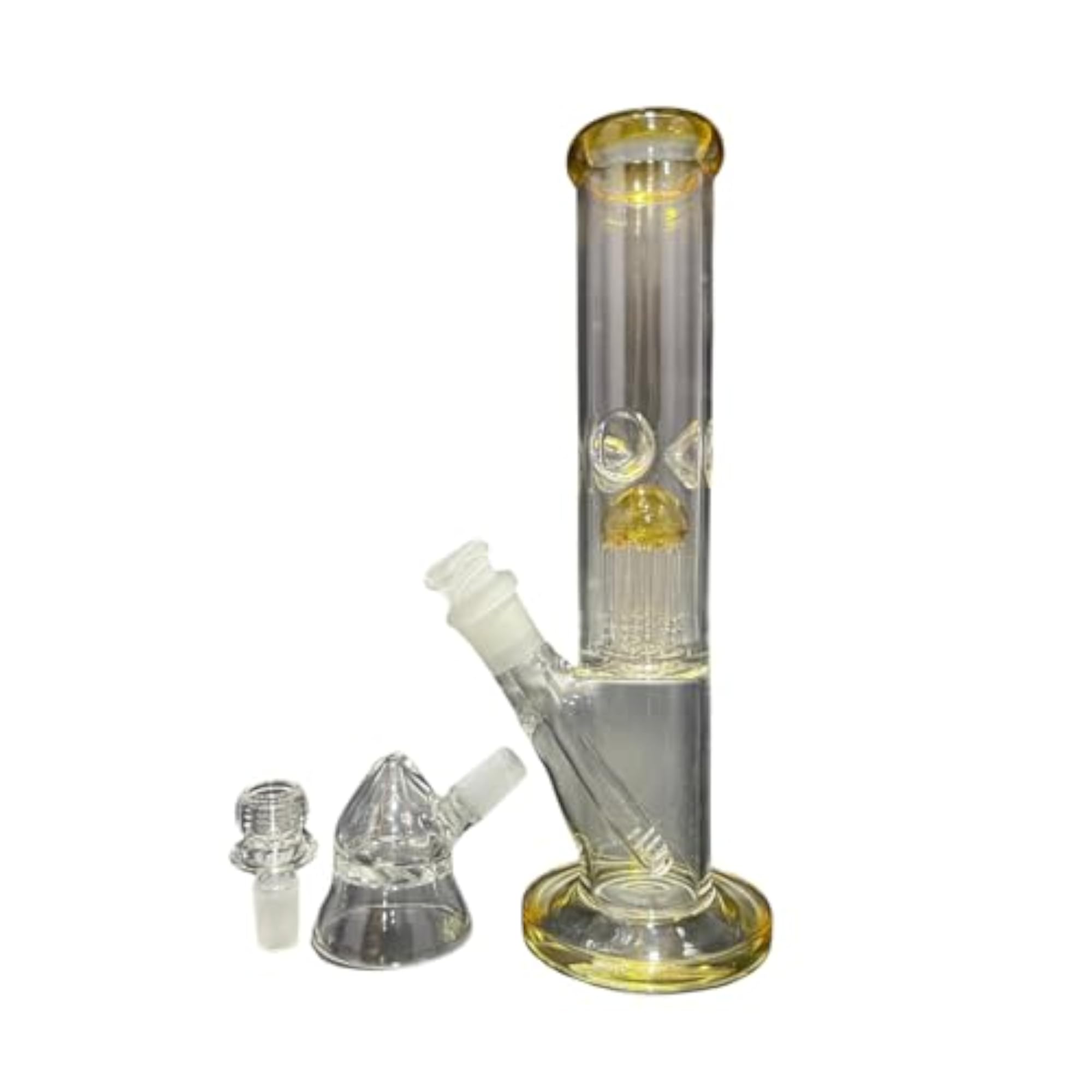Colored Glass Water Pipe with Percolator