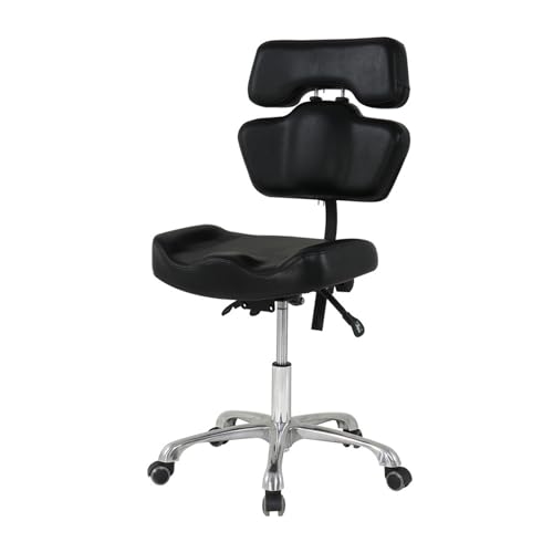 Ergonomic Tattoo Stool with Backrest