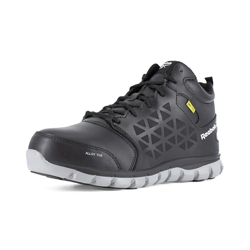Reebok Men's Sublite Cushion Work Alloy Toe Black 16 M
