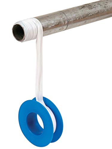 Image of LASCO 11-1033 PTFE Pipe Sealant Tape, 1 /2-Inch x 100-Inch, White (Pack of 2)