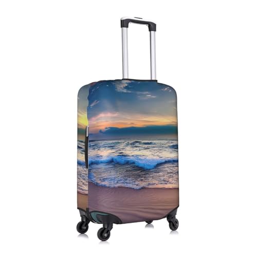 Housse de bagage Serene blanche coucher de soleil pour vacances de taille M - 2
