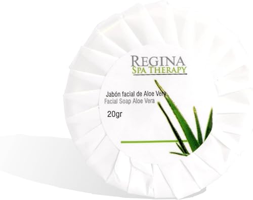 Regina Spa Therapy-Jabon Redondo Facial hecho a base de esencias Aloe Vera de 20...