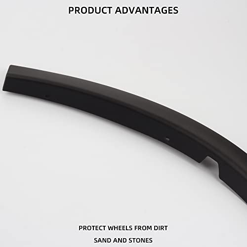Dasbecan Front Right Passenger Side Wheel Arch Fender Trim Moulding Molding Compatible With Dodge Durango 2011-2018 Replaces# Ch1291112 57010620Ad 57010620Ae #TOP2