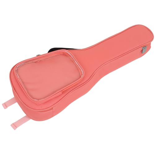 DEARMAMY Bolsa para Ukulele con Bolsillo Lateral Transparente Acolchada y Resistente al Agua Funda...