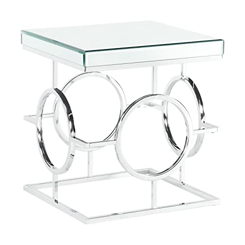 Picket House Furnishings Katie Square Mirrored End Table #TOP18