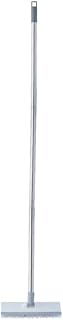 Long Handle Floor Brush - Stainless Steel Grout Cleaning & Scrubbing Brush for Bathroom Toilet & Household Floor Cleaning - Ergonomic Design for Easy Use
