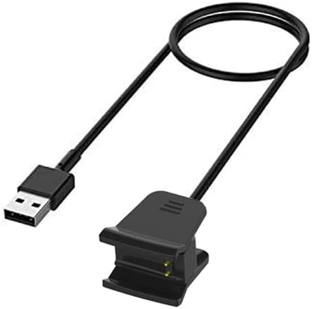 Kissmart Charger for Fitbit Alta HR, Replacement USB Charging Cable Cord Clip for Fitbit Alta HR Fitness Activity Tracker (1m/3.3ft)